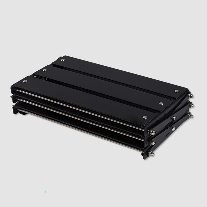 Desktop Storage Rack Camping Storage Rack Storage Display Rack Folding Metal Aluminum Alloy Storage Rack Folding Shelf