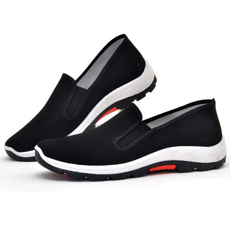 

Men s 2025 Winter Flat Hiking Sole, Old Beijing Cloth Shoes - Comfortable for Driving 40