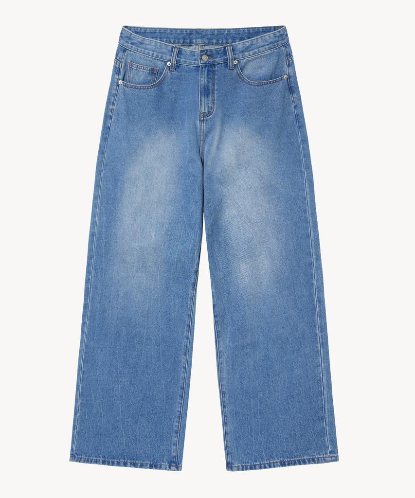VTWO Natural Wide Denim Pants (Blue)