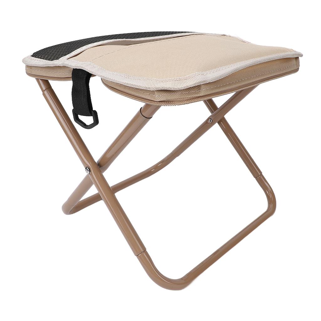 Handbag Stool Portable Folding Stool Camping Chair Outdoor Shoulder Bag Stool Khaki Small Size