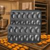 Nonstick Madeleine Cake Baking Pan Carbon Steel Shell-shaped Cake Mold Biscuit Pan  French Dessert