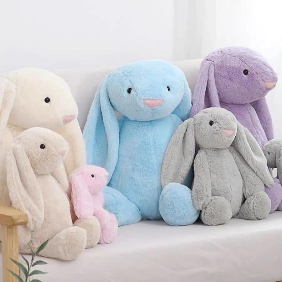 30/40cm Cute Plush Toys Stuffed Toy Rabbit Doll Baby Sleeping Companion Cute Plush Long Ear Rabbit Doll Pillow Children's Gift