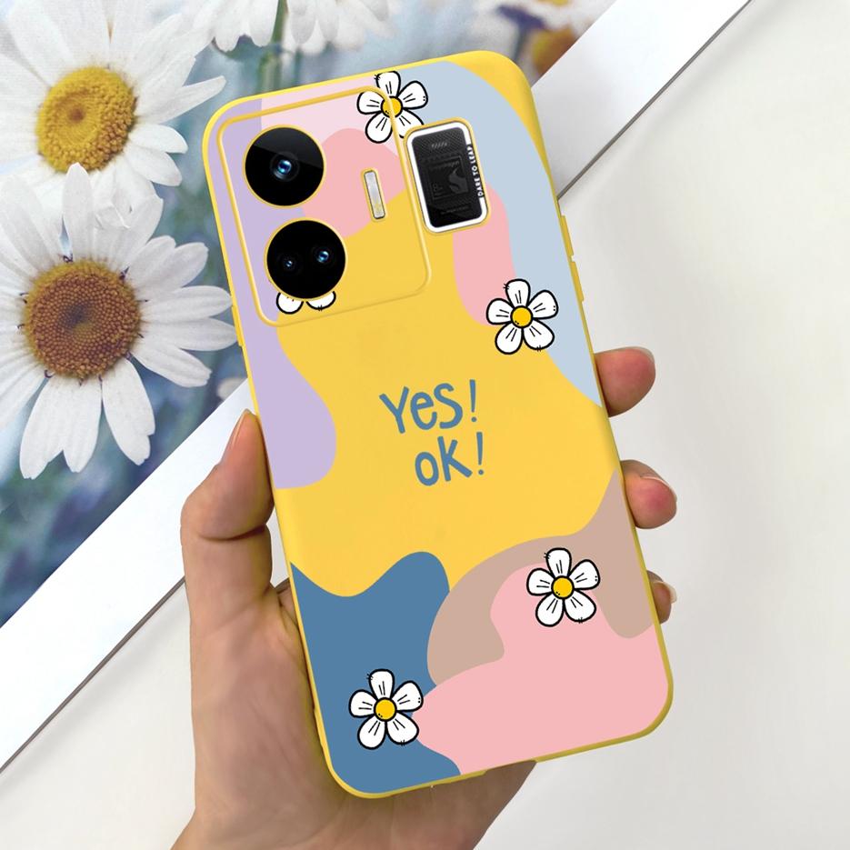 For Realme GT Neo 5 Case RMX3706 Stylish Art Painted Back Cover Soft TPU Phone Case For Realme GT Neo5 240W Fundas 6.74'' Bumper