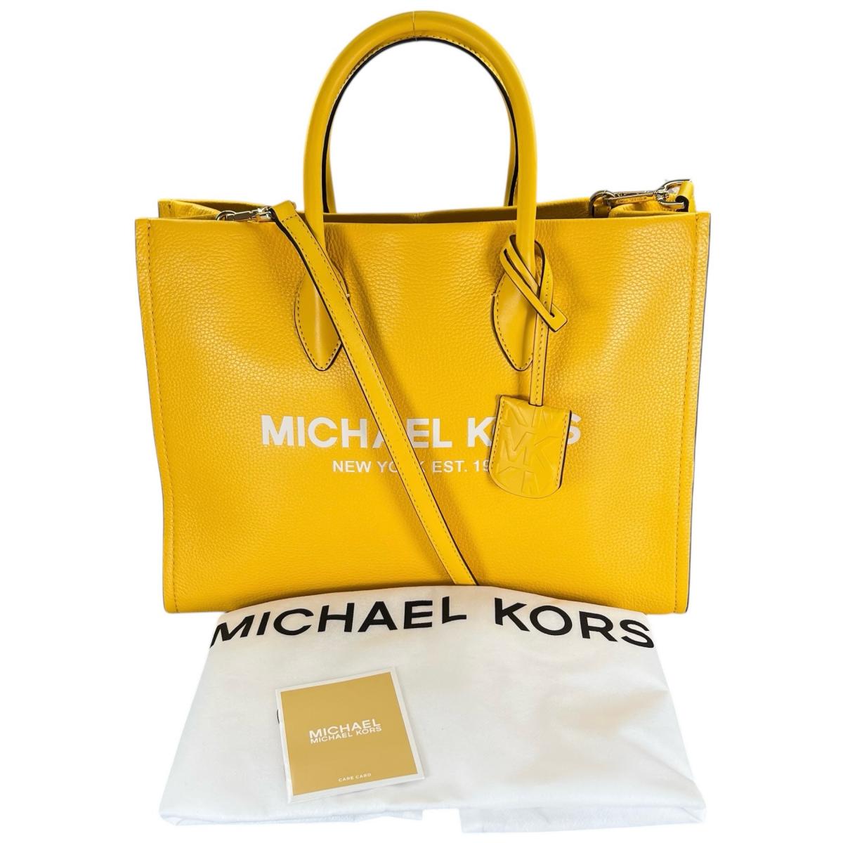 

Michael Kors Shoulder Bag Handbag Cowhide yellow Women Used