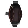 Coach Borsa a tracolla Hadley 25 con logo metallico in pelle martellata, taglia media, da donna, colore nero CW002-IMBLK