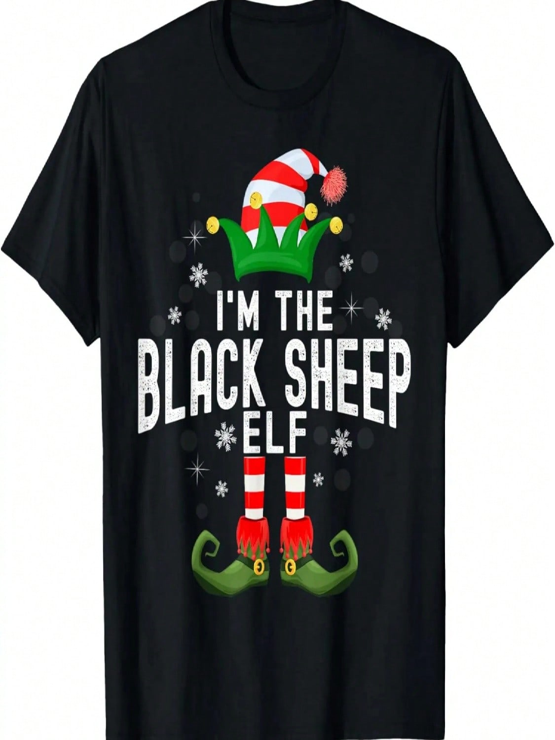 I m The Black Sheep Christmas Family PJS Costume T-Shirt S разноцветный