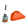 10 Pieces Soccer Triangle Cones Agility Training Supplies Field Marking Obstacle