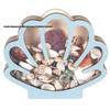 Starfish Wooden Shell Display & Storage Box - Beach Decor