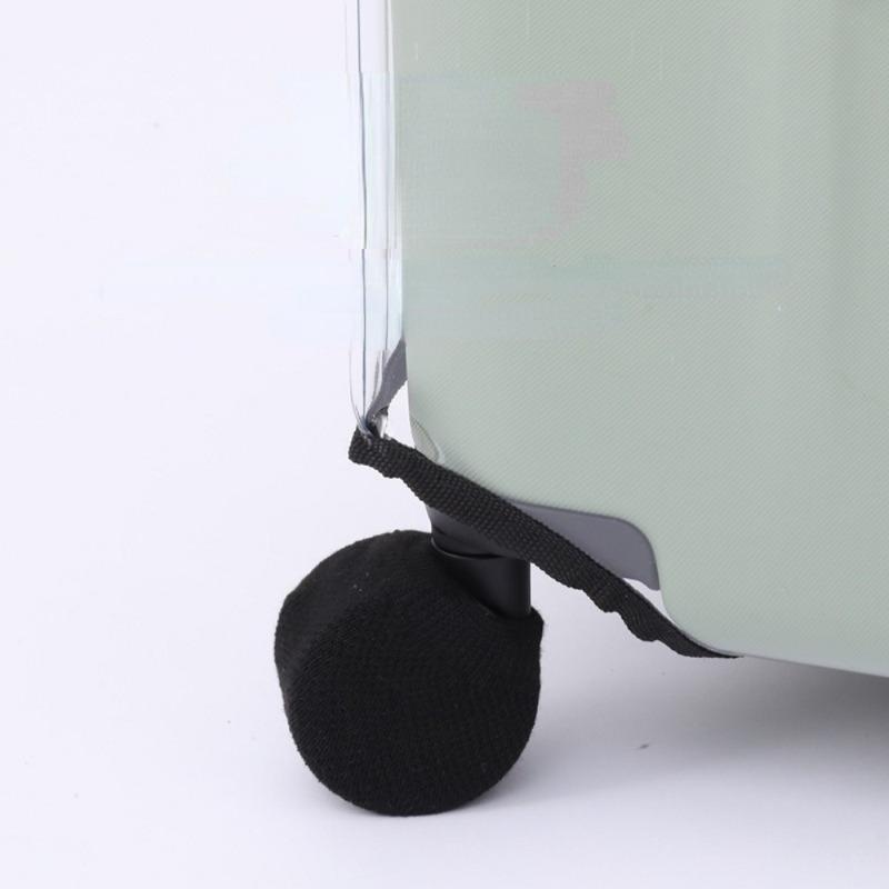 4Pcs Trolley Box Wheel Cover, Wheelchair Foot Cover, Ball Shaped Door Handle Cover,  Clothes Hanger Wheel Cover