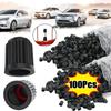 10-100Pcs Car Tire Valve Caps High Quality Truck Motorcycle MTB Road Bicycle Tyre Rim Valve Stem Plastic Covers Car Accessories Stem Caps1