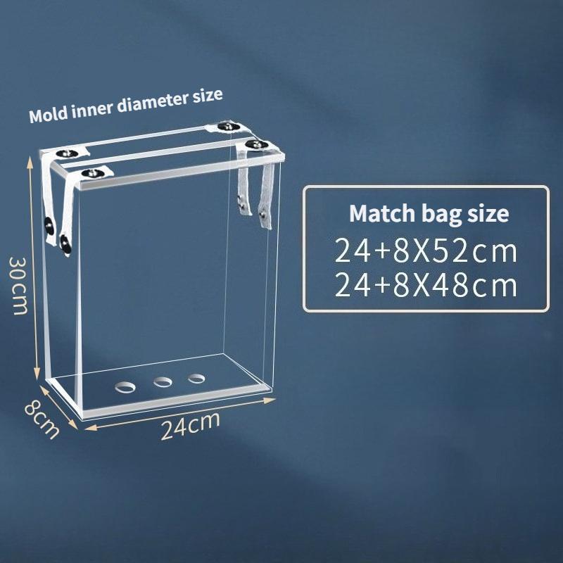 Acrylic Plastic Food Bag Rice Bags Used in Refrigerators and Supermarkets Vacuum Bag Compression Mold Rice Storage Transparent Rectangular