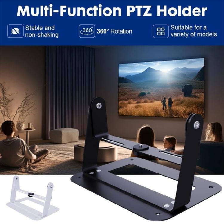 Aluminum Projector Base Stand 360 Rotating Feature Robust Projector Holder For Multimedia Presentations And Movie Nights