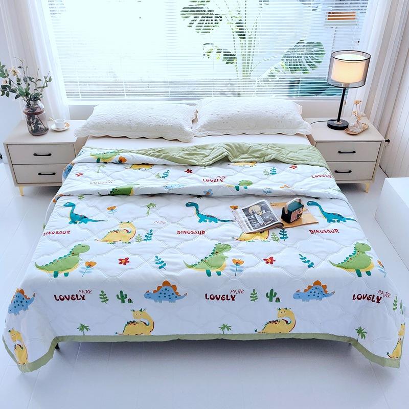 Summer thin blanket, new air conditioning quilt, gift, skin friendly washed cotton, summer cool quilt
