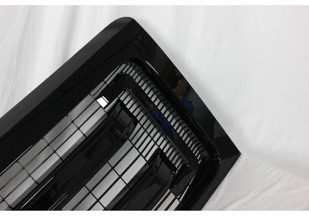 Bright Black Front Grille for Ford F150 2009-2014 XLT - High Trim Version.