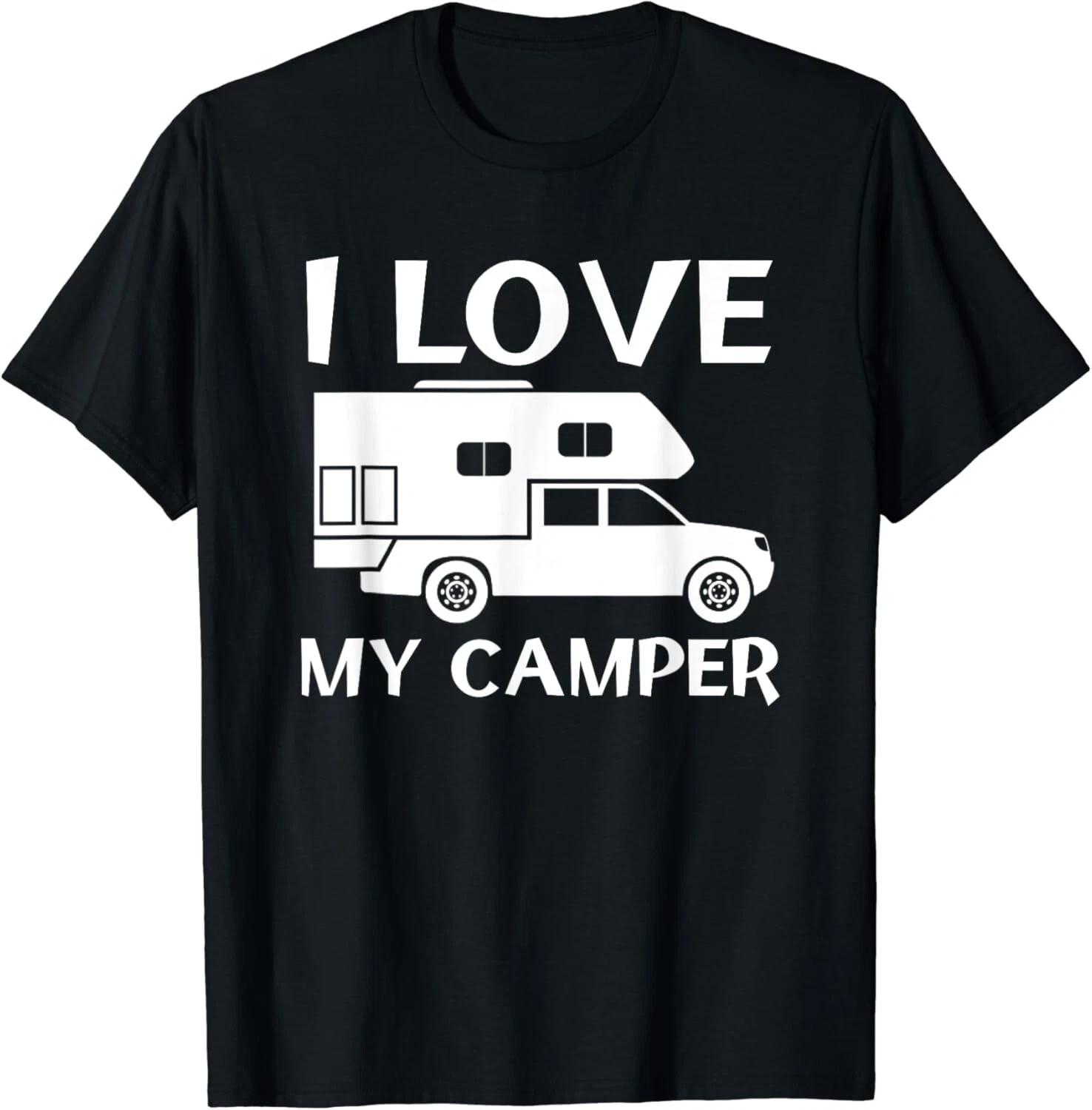 

I Love My Camper _ Truck Camper Gift Unisex T-Shirt 2XL