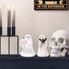 Halloween-Gespenster-Dekorationen Innen Halloween-Gespenster-Statue Gruselige Gespenster-Fledermaus-Figur Gespenst