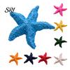 Party Decoration Supplies Starfish Figurine Resin Aquarium Realistic Artificial Waterproof Ornaments Ornament for Fish Tank Home Nautical Decor