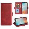 For Samsung Galaxy M16 5G Case Calf Texture Leather Wallet Phone Cover
