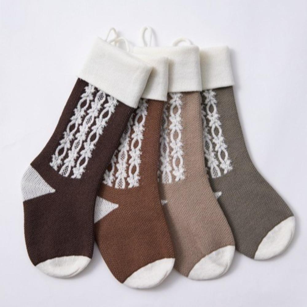 18"/46CM Christmas Stockings Hanging Ornaments Christmas Gift Bag Festival Candy Bag  Christmas