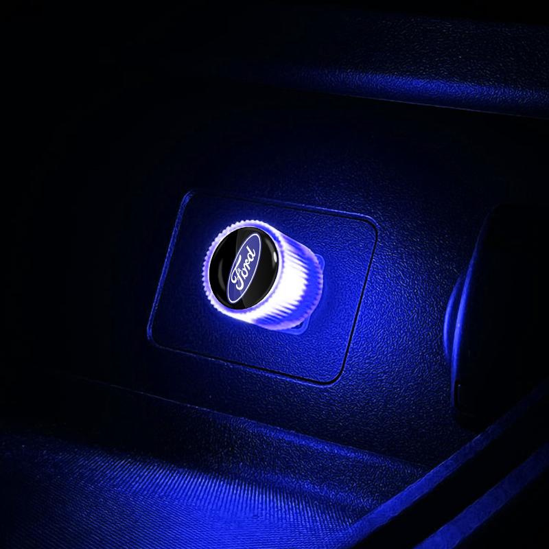 Mini USB LED Car Light Auto Interior Atmosphere Light Decorative Lamp For Ford Ranger Focus Kuga Mustang S-MAX Transit Ghia CVZ1
