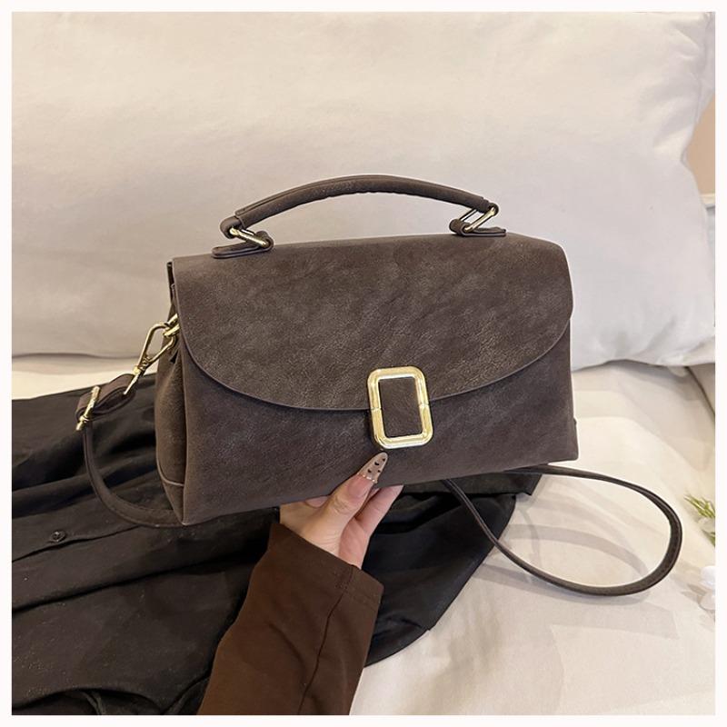 Niche high-end bag women s fashion commuter style women s simple shoulder bag crossbody small square bag