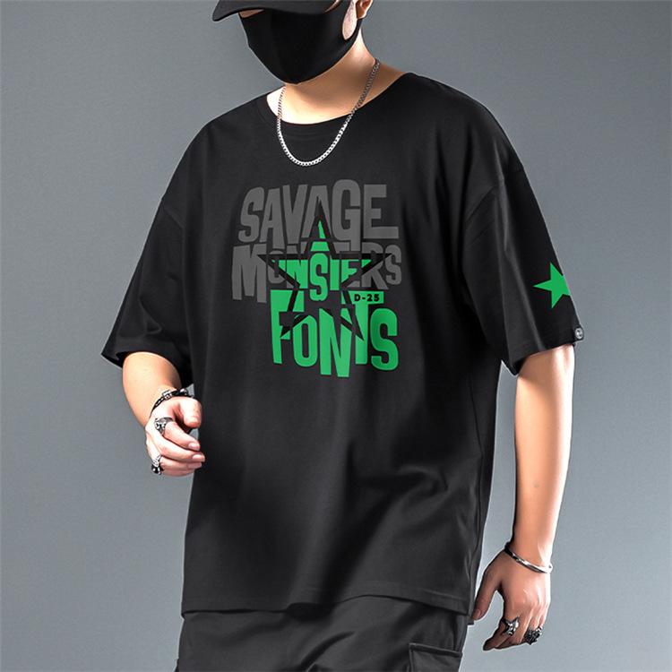 Футболка мужская большого размера с коротким рукавом — фото 5