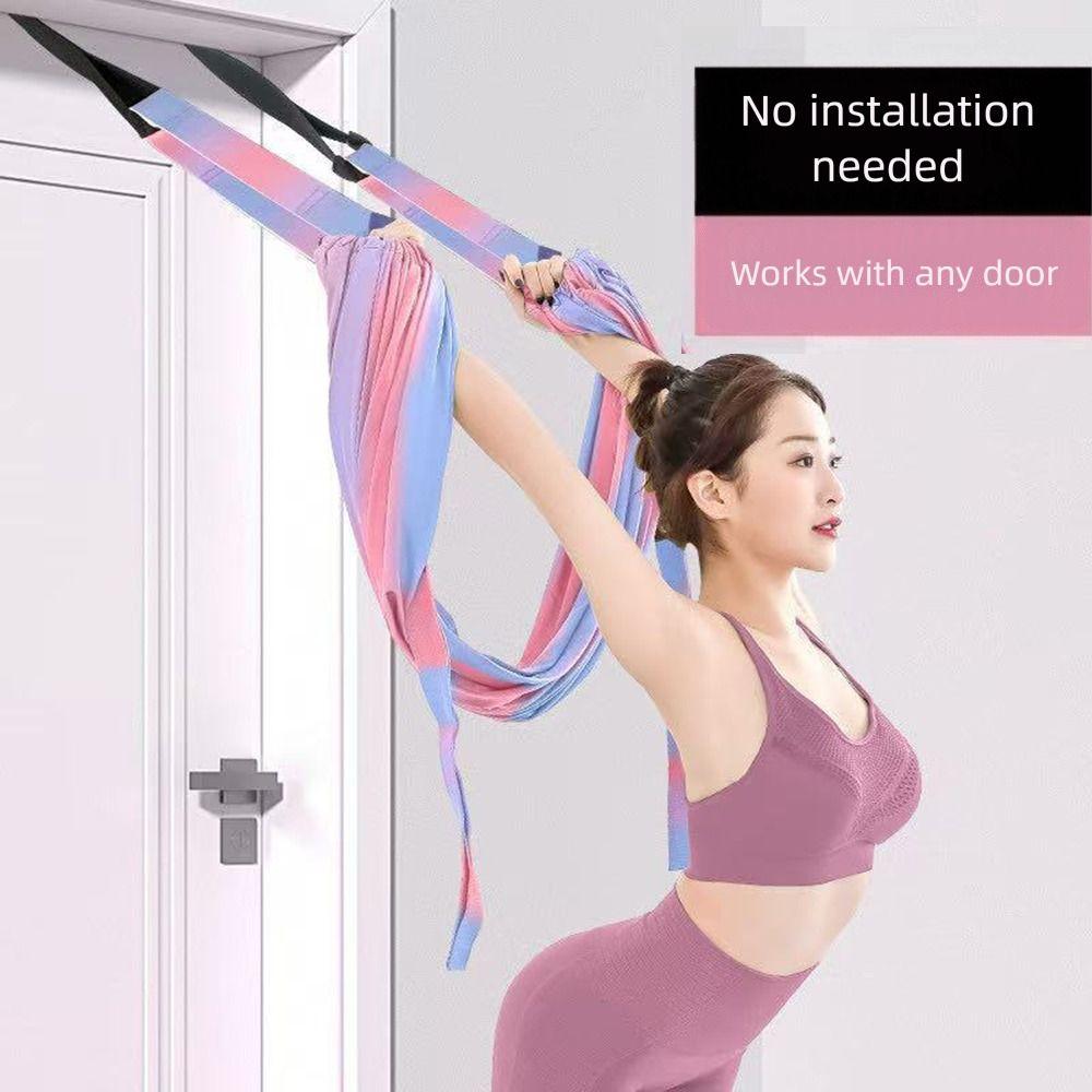 Elastic Stretch Women Aerial Yoga Strap Aerial Yoga Stretching Strap  Wall Practice