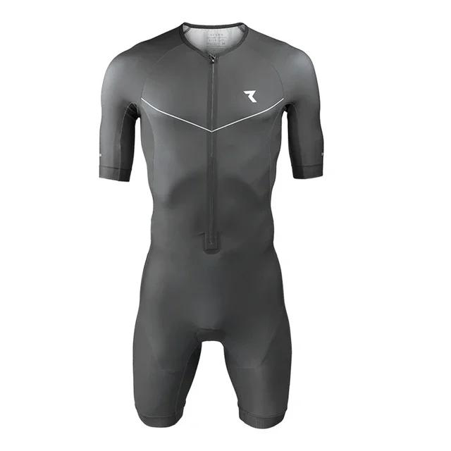 Tuta da Triathlon da Gara Estiva da Uomo Manica Corta Intera Calzamaglia Skinsuit da Ciclismo su Strada Swim/run/bike Speedsuit Ciclismo Mtb Abbigliamento