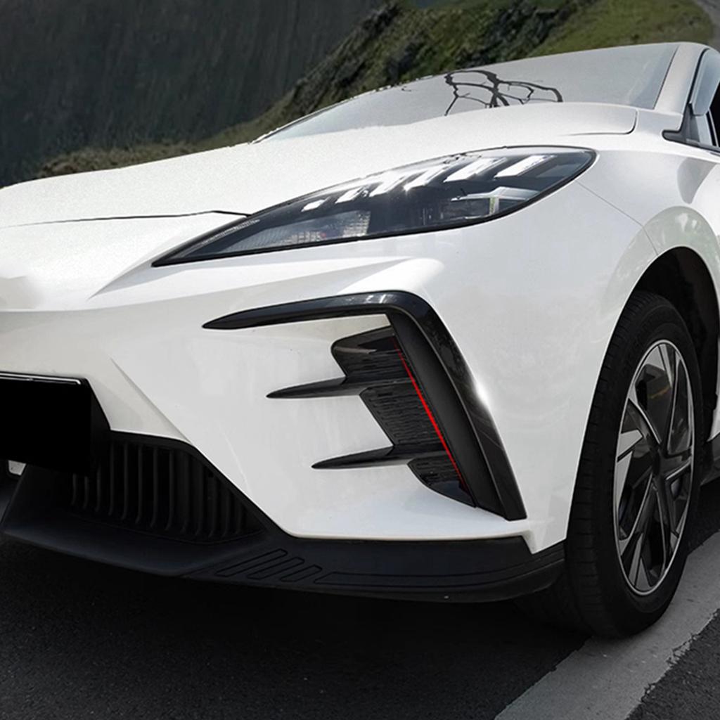 Front Bumper Spoiler Side Air Vent Cover Sticker Panel Decoration ABS Interior Accessories Suitable for MG4 EV2022-2024