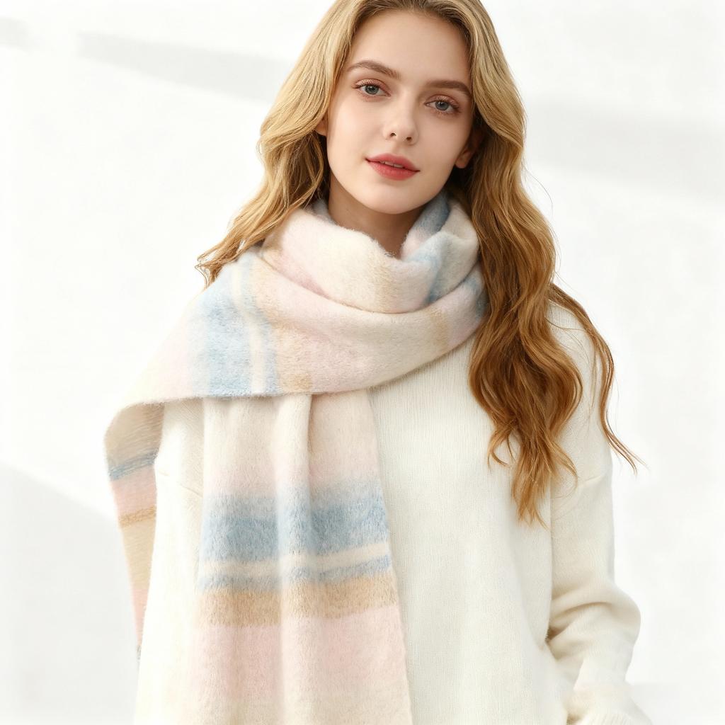 Winter Neu Frau Pashmina Schal Quasten Lange Schals Herbst Warme Wickeltücher Kaschmir Umhang Weiblich Dicke Lässige Deckenwickel 180*30cm