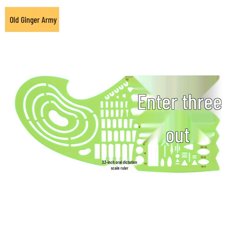 Old General Multi-functional Command Ruler