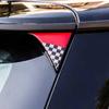 Car Styling Accessories For MINI Cooper F56 2Pcs Car Exterior Rear Back Trunk Tailfins Spoiler Wing 3D Sticker Decal Decoration