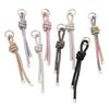Sparkling Rhinestones Keychain Charm Elegant Hanging Rope Accessories For Phone Stylish Bag Pendant Trendy Ladies Keyring