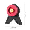 Outdoor Stove Camping Gas Converter Adapter with Fixed Bracket Camping Gas Stove Conversion Head Furnaces Converter
