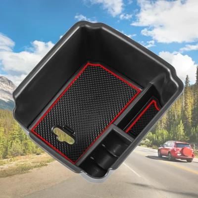 Car Armrest Storage Box Tray for Volkswagen VW Tiguan 2018-2024 2024 And VW Taos 2024 2024 Accessories