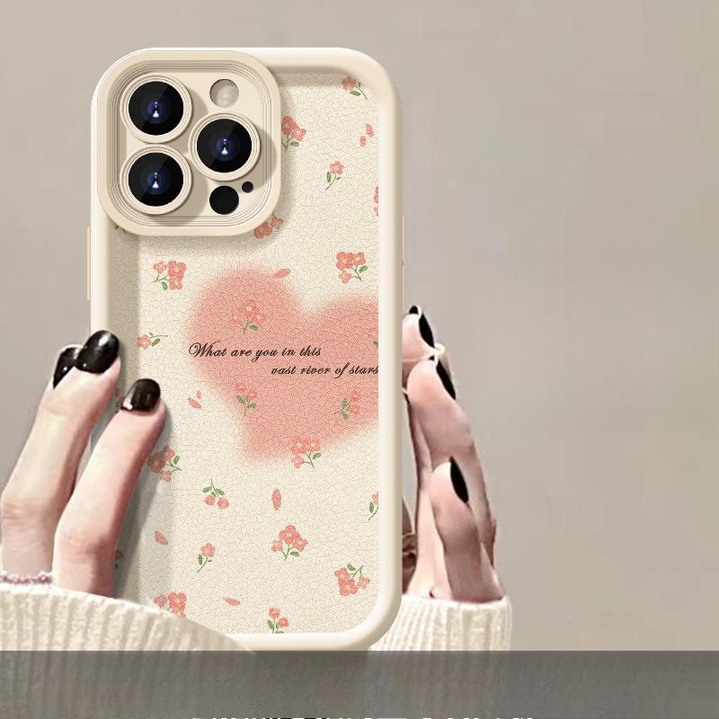 

Подходит для чехла для мобильного телефона Apple 15 Iphone14/13promax Размытый цветочный бант 11/12 Ягненок Xr iPhone 15