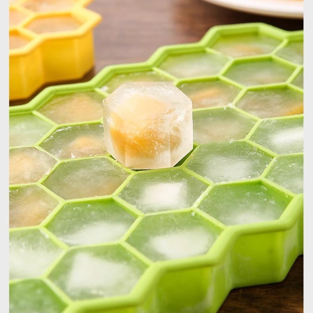 1pcs Honeycomb 37 Lattice Cube Tray Maker Without Lid DIY Ice Mold