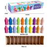 Kinderspaß Getränke Farbzuordnungsspielzeug 20 Flaschen + Basis, Frühe Kindheit Raten Gedächtnistraining Interaktives Puzzle