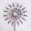 Metal Windmill 360 Degrees Spinning Iron Windmill Ornament Wind Powered Wind Catchers Sculptures Spinners for Yard Garden Patio Decoration
