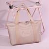 Women's Nylon Bag Large Capacity Tote Bag Multi-Pocket Lightweight Water-Repellent Handbag