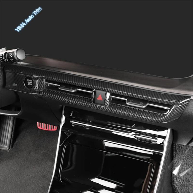 For KIA Optima / K5 GT - 2025 Carbon Fiber Accessories Steering Wheel / Air AC Vent Outlet / Gear Shift Panel Cover Trim