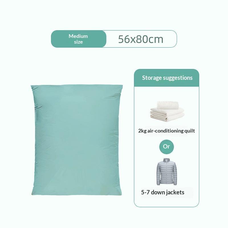 No Pump Design Vacuum Compression Storage Bags Extra Large For Clothes Blankets Bedding Bedroom Storage