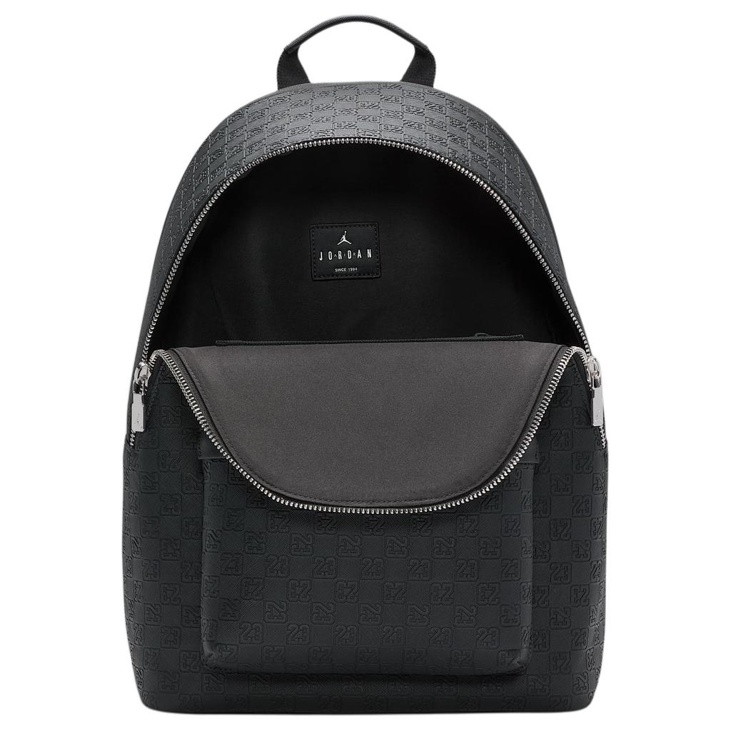 New Jordan Polyurethane Backpack Regular Unisex Black HV1621-045