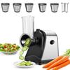 Savorix Electric Vegetable 5 Replacement Stainless for Home Coarse Thin Thick Thin and Quick Ideal for Japanese Instruction Manual Slicer, Blades,