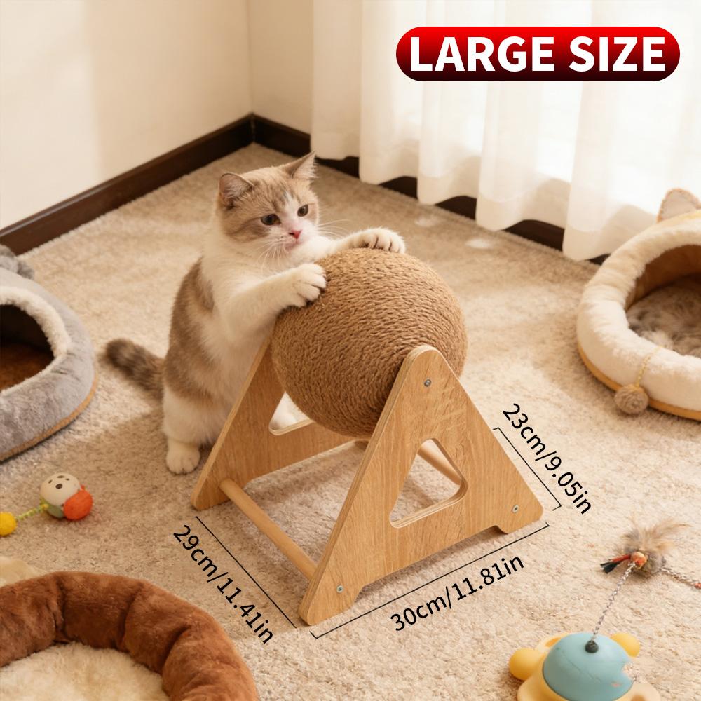 Sisal Cat Scratching Board Cat Claw Grinding Ball Durable Cat Tree Cat Interactive Toy