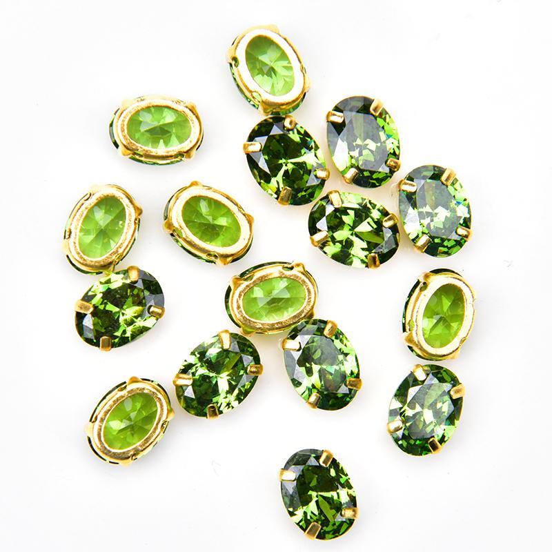 5A-Grade Zircon Mix Shape/Size/Color Rhinestones In Gold Claw Super Flash Crystal Sewing Luxury DIY Accessories