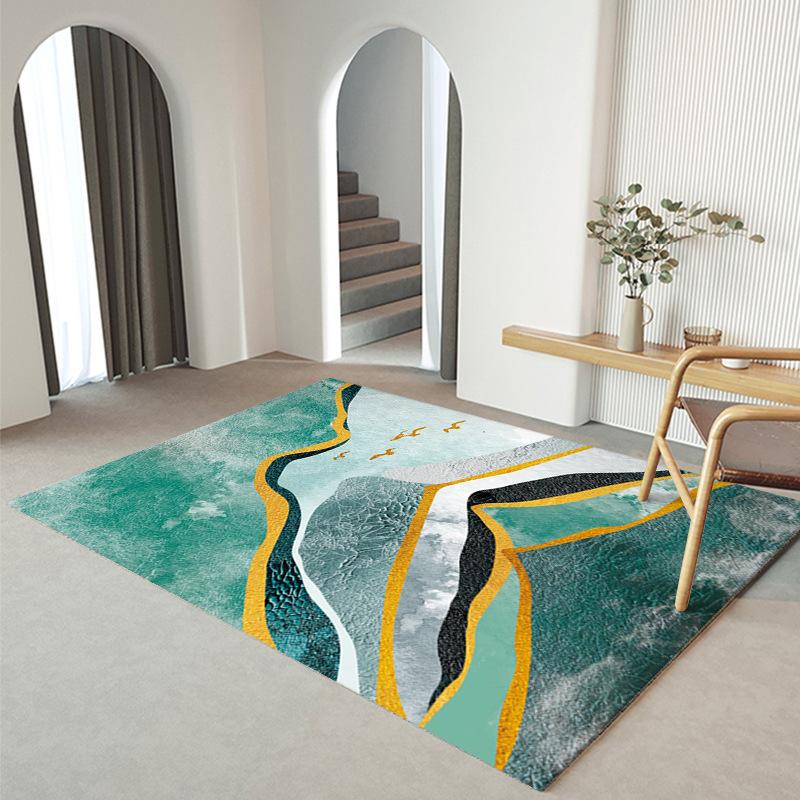 Nordic Style Abstract Living Room Large Area Carpet Simple Rugs for Bedroom Home Decoration Floor Mat Lounge Rug Hotel Carpets