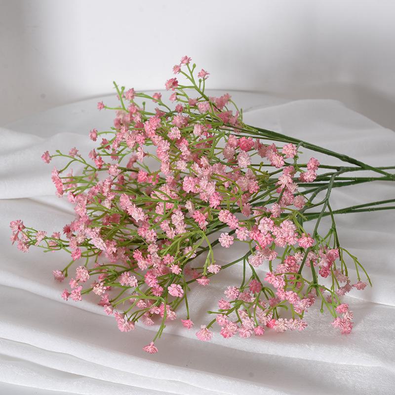 1Pcs Babys Breath Artificial Flowers Bouquet Gypsophila Fake Flowers for Home Decor Table DIY Vase Ornament Wedding Decorations