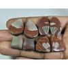14-24 MM Natural Noreena Jasper Matched Pair Mix Loose Gemstone 4 Pair Lot A-155