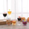 Glass Recognizer Creative Silica Gel Label Red Wine Cup And Rea Cup Pendant 6PC